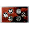 Image 2 : 2009 U.S. MINT SILVER QUARTERS PROOF SET, D.C. AND TERRITORIES, ( 6 ) COINS