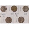 Image 1 : 5-1915 BUFFALO NICKELS VG-FINE