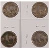 Image 2 : 4-1923 BUFFALO NICKELS (GRADING SET) (GOOD,VG,FINE,VF)