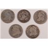 Image 1 : 5 LOW GRADE BUST DIMES