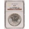Image 1 : 1991 SILVER AMERICAN EAGLE NGC MS69