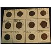 50. (12) 1917 S Lincoln Cents. VF-EF. Redbook value $30+