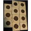 Image 2 : 61. (11) 1924 S Lincoln Cents. VG-F. Redbook value $20.00.