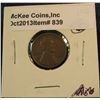 Image 1 : 839. 1922 D Lincoln Cent. VG-8. Redbook value $21.00.
