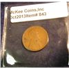 Image 1 : 843. 1924 D Lincoln Cent. F-12. Redbook value $50.00