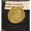 Image 1 : 115. 1951 D Washington Quarter. Toned Unc. Redbook value $35.00.