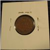 Image 2 : 878. 1886 Indian Head Cent. Type 2. Brown AU. Redbook value $220.00.