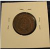Image 2 : 172. 1870 U.S. Two Cent Piece. EF 40. Redbook value $100.00.