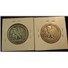 Image 2 : 261. 1917 P VG & 18 D G-4 Walking Liberty Half Dollars. Redbook value $30.00.