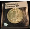 Image 1 : 267. 1941 P Walking Liberty Half Dollar. Brilliant Unc. Redbook value $50.00.