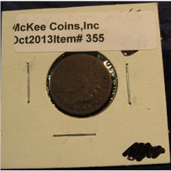 355. 1864 Bronze Indian Head Cent. AG-G.