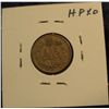 Image 2 : 374. 1861 Indian Head Cent. EF 40. Redbook value $110.00.