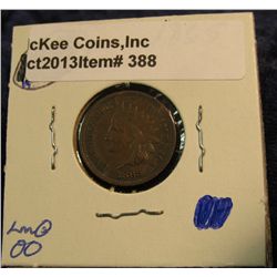 388. 1865 Indian Head Cent. EF 45. Redbook Value $45.00.