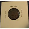 Image 2 : 388. 1865 Indian Head Cent. EF 45. Redbook Value $45.00.