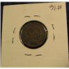 Image 2 : 391. 1866 Indian Head Cent. VG. Ground find & cleaned. Redbook value $65.00.
