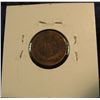 Image 2 : 392. 1866 Indian Head Cent. G-4. Bend. Redbook value $50.00.