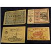 Image 1 : 408. (4) Different Notgeld notes from 1920 era France & Germany.