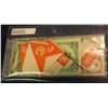 Image 1 : 412. (5) Different Alaska Food Stamp Coupons; Set of 4 Colorado & South Dakota Gambling Notes; & a g