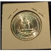 Image 2 : 421. 1946 D Washington Quarter. Brilliant MS 65. Redbook value is $45.00.