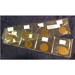 1232. Lot of Canada Large Cents: (2) 1903, 1904, 1906, 1907, 1909, & (2) 1910. Grading G-EF.