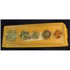 Image 1 : 1291. 1964 P U.S. Silver Year Set in Snaptight case. BU.