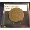 Image 2 : 602. 1819 U.S. Large Cent. VG-8. Redbook value $25.00