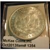 Image 2 : 1354. 1890 P U.S. Morgan Silver Dollar. Brilliant Unc.