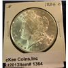 Image 1 : 1364. 1884 O U.S. Morgan Silver Dollar. Brilliant Unc.