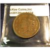 Image 1 : 624. 1837 U.S. Large Cent. F-12. Redbook value $32.00