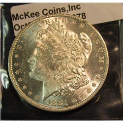 678. 1881 O Morgan Silver Dollar. Brilliant Unc.