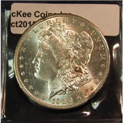 684. 1900 O Morgan Silver Dollar. Brilliant MS 63.