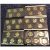 Image 1 : 1454, 2005 & (2) 2006 Ten-Piece State Quarter Sets in original U.S. Mint cellophane. All Gem BU.