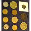 Image 2 : 1465. Anamosa State Prison (Iowa) Token; John Kennedy Pendant; Burlington Bus Token; (2) IMCC tokens