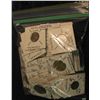 Image 1 : 776. (95) Mixed World Coins in 2" by 2"s. Identified and listed by Condition, KM No., Composition, &