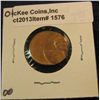 Image 1 : 1576. Mint Error 50% Off-center Strike Lincoln Memorial Cent. BU.