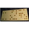 Image 1 : 1583. 1910-40 Partial Lincoln Cent Set in a folder.