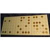 Image 2 : 1583. 1910-40 Partial Lincoln Cent Set in a folder.