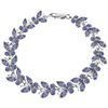 Image 1 : 14k 11.80gr Solid Gold Tanzanite Butterfly Bracelet