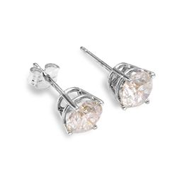0.60 CT. H-I SI2 Genuine Diamond 14k Gold Stud Earrings