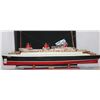 Image 1 : COLLECTORS EDITION HANDMADE T.S.S NORMANDY SHIP MODEL