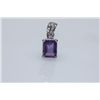 Image 1 : 7.00 CTW AMETHSY PENDANT .925 STERLING SILVER