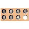 Image 1 : Proof Silver Washington Quarters (7pcs)(Date of our cho