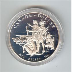 Canada 1990 silver dollar, Kelsey