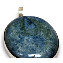 Natural 153.93 ctw Semi Precious .925 Sterling Pendant