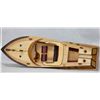 Image 2 : COLLECTORS EDITION HAND CRAFTED WOODEN RUNABOUT CANOE S