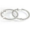 Image 1 : Genuine  1.52 ctw Diamond Earring 18KT White Gold