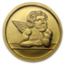 1/10 oz Cherub Fine Gold Angel Round .9999