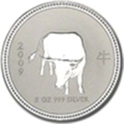 2 oz Silver Lunar Year of the Ox (Series I) - Key Date!