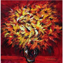 Original YANAH KOROBOV "Exotic Bouquet"