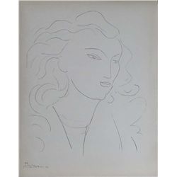Matisse Lithograph Theme O Variation 8